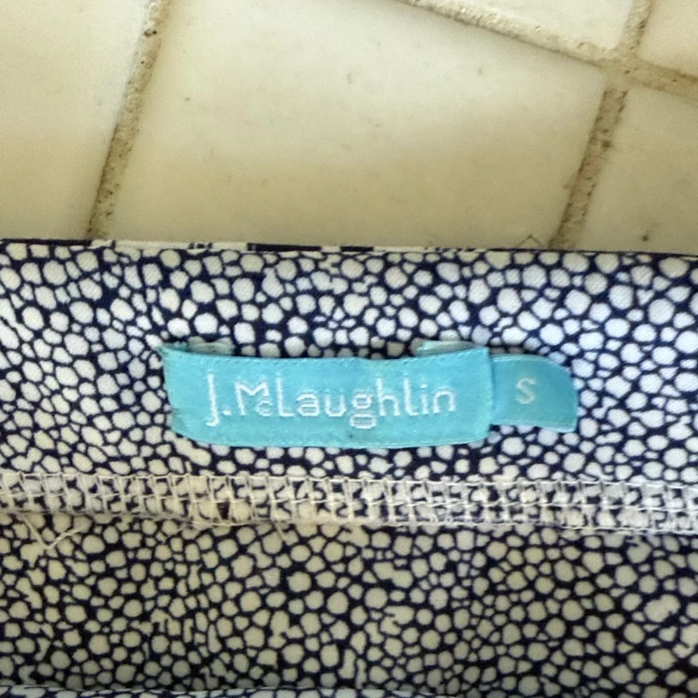 J. Mckaughlin‎ reverse Zebra stretch  Pencil Skirt- never worn 169 retail